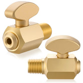 Otoolling 2-pack brass air tank drain valves with 1/4in NPT threads, drains moisture.