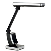 OttLite 13W Slimline Desk Lamp folded arm saves desk space.