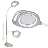 OttLite 43828C LED magnifier floor lamp with bright, adjustable illumination for detailed tasks
