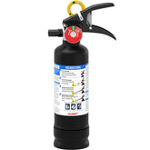 Ougist ABC dry powder extinguisher front view highlighting quick safety use.