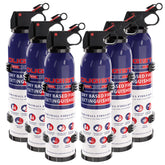 Ougist ABC compact fire extinguisher fits tight spaces for quick access.