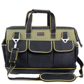 Ounic 20-inch tool bag with wide-mouth opening for quick tool retrieval on the job.