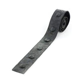 Outwater rubber beam strapping on a decorative faux beam for authentic look.