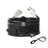 oviitech 25ft extension cord with seven outlets for versatile power distribution
