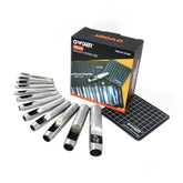 OWDEN leather hole punch set with cutting mat for protected, clean punching