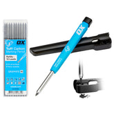 OX Tools mechanical carpenter pencil set with 2.8mm lead for precise on-site marking.