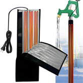 OXWIND Water Pipe Heat Blanket front view shields outdoor faucet from freezing
