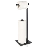 OYEAL toilet paper holder stand with top rod for easy access