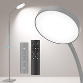 PACOVY floor lamp with 120 LEDs delivers bright illumination for wide tasks.