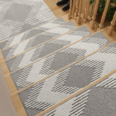 PADOOR 15pc stair treads with non-slip surface for secure footing on wooden stairs