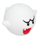 Paladone Boo SquishyGlo light on a nightstand, gentle bedside glow.
