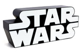 Paladone Star Wars Logo Light mounted on wall for ambient home display.