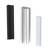 PalpitateC shower door magnet with U-channel for a snug seal