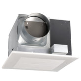 Panasonic WhisperCeiling FV-30VQ3 front view showing quiet operation at 290 CFM.
