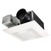 Panasonic WhisperFit ceiling exhaust fan front view showing compact design and airflow