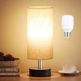 PartageiZ small table lamp with LED bulb for compact bedside lighting