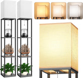 PARTPHONER floor lamp open top 63in provides bright, even room illumination