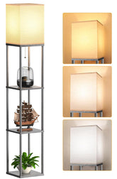 Partphoner floor lamp with open top design enhances brightness in living spaces