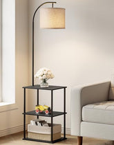 PARTPHONER floor lamp with table unit ideal for small rooms