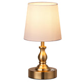 PARTPHONER Mini cordless table lamp on a nightstand creates warm, inviting ambiance