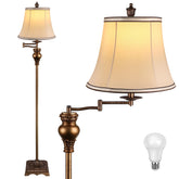PARTPHONER Vintage Floor Lamp base stability for safe, steady lighting in any living room