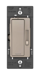 Pass & Seymour Radiant 450W dimmer switch in nickel for smooth lighting control.