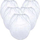 Patelai paint strainer bag with elastic top fits 5-gallon buckets for smoother spray.