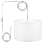 PATIKIL plug-in pendant light with 15ft cord for flexible hanging height