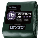 Patiobay tarp 12x20 size offers durable outdoor coverage for large areas.