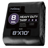 Patiobay tarp 8x10 feet for reliable outdoor coverage.