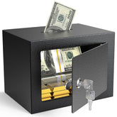 PATRON Small Safe Box with coin-slot on top for secure savings
