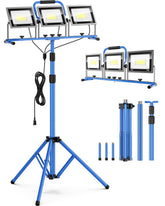PAULINN 21000-lumen work light on a tall stand for site illumination