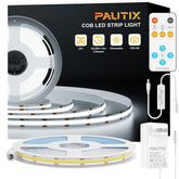 PAUTIX COB LED strip under cabinet lighting for precise color and brightness