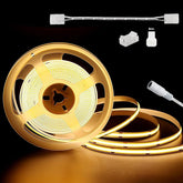 PAUTIX COB LED strip 20ft warm white emits even brightness for ambient lighting