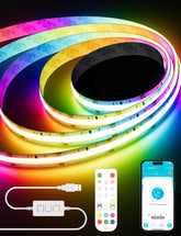 PAUTIX RGB smart IC COB LED strip delivers bright, even cabinet lighting with USB power.