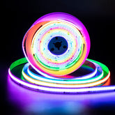 PAUTIX RGB Smart IC COB strip-tape demonstrates addressable color control for dynamic lighting