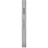 Peachtree center finding ruler close-up showing precision center mark for layouts.