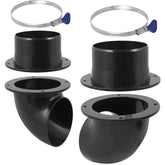 Peachtree Cyclone Dust Separator Kit top view showing debris separation