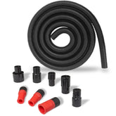 Peachtree dust hose 10 ft with 8 fittings for versatile power tool connections
