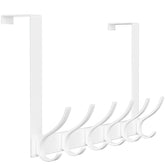 Peasulin large over-the-door hooks with 12 spots for coats and towels.