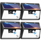 Peasur solar lights outdoor front-door entry illumination and safety.