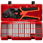 PEBA crimping tool box for organized projects and easy access
