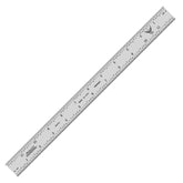 PEC Tools 12-inch ruler in hardened stainless steel for precision tasks