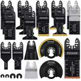 PECHAM 23pcs titanium-carbide blades kit for versatile metal and wood cutting