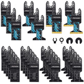 PECHAM oscillating blade set 34pcs for versatile wood, metal, and plastic cuts