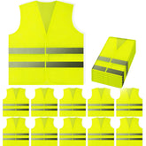 PeerBasics safety vest front view boosts daytime visibility for outdoor work.