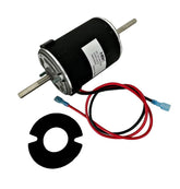 Pellethead Suburban 232684 blower motor close-up showing dual shaft design for RV airflow