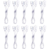 Pelopy lamp cord set with molded plug for easy replacement and reliable power