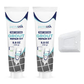 PentaUSA grout repair tubes in white, two-pack, ready to refresh tile grout in bathroom.