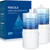 PERCOLA AP217 under-sink filter 2-pack ready for fresh water at home